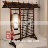 [Antique] Japanese Signboard Lamp / Store Decoration Wooden Floor Lamp Lighting Christmas LW-5 thumbnail-1