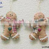 Christmas Felt Gingerbread Man Ornament thumbnail-1