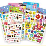 Children stickers, custom bubble stickers cartoon stereo baby princess paste paper stickers children sticky paper