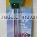 NO BATTERIES NEEDED 3 IN 1 SOIL MOISTURE LIGHT &PH METER