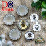 15MM Casual Fastener Twill Design Press Metal Snap Button for Casual Clothing thumbnail-2