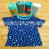 100%cotton Embroidery Design Kids Short Sleeve O Neck t Shirt thumbnail-1