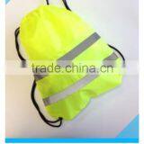 New Style Reflective Neon Yellow Color Drawstring Shoe Bag thumbnail-2