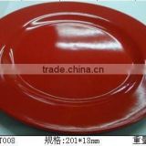 Melamine two color plate japanese style dinnerware