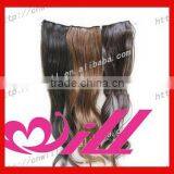 Curly Clip in Hair Extensions Brown Clip in Curly Hair Extension Wavy Clip in Hair Extension
