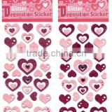 Glitter Stickers for Valentine's day_Heart