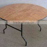 Round Wooden Folding Table
