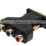 3RCA Female Gold Plated to DVI Adapter Cabletolink