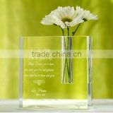 Hot selling engraving crystal vase