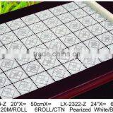 PVC LONG LACE TABLE COVER thumbnail-1