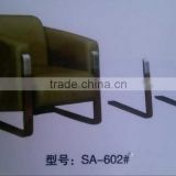 sofa curved wooden arm