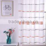 Factory Price Free Sample Simple Design Printing Embroidery Sheer Voile Curtain Fabric thumbnail-1