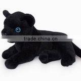 Factory Wholesale Realistic Side-lying Black Panther Plush Toys Stuffed Plush Jungle Animal Toy Plush Black Panther Soft Toy thumbnail-1