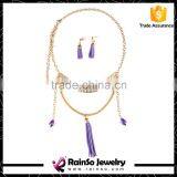 European and American Fashion Jewelry Major Suit Exaggerated Geometric Layer Short Necklace thumbnail-3