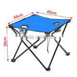 Folding Camping Picnic Outdoor Garden Party BBQ Dining Coffee Kitchen Foldable Table and Two Chair For Fishing thumbnail-6