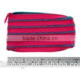 Funny and Playful Bright Pencil Pouch Pencil Case - Strawberry Pink & Caribbean Blue thumbnail-5