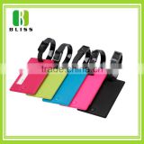 Four Different Colours pvc 3D mold logo customized rubber luggage tag