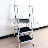 4 Steps Ladder With Side Rail Retractable Ladder