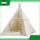 Wholesale Cotton Canvas Wooden Pole Tipi Pour Chien Kids Children Play Teepee thumbnail-2