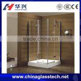 CE Certificate Heating Warming Interior Glass Shower Enclosure