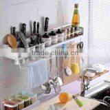 Multifunction Wall Mount Metal Kitchen Storage Shelves thumbnail-1