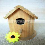 Dome Bird Nest Artificial Birds Nest Swing for Single Round Wood Window Wood Frame Windows thumbnail-6