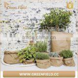 Green Field Washable Kraft Paper Storage Bag Waterproof Planter Bag thumbnail-3