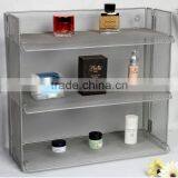 High Quality Fashion 3 Tier Metal Mesh Bathroom Organizer/Sundry Organizer Stand thumbnail-1