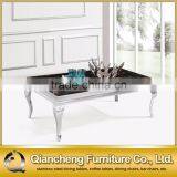 Fancy Marble Top Coffee Table Set for Hotel