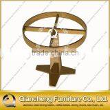 Hotel Project Wedding Event Using Round Marble Rose Golden Side Table thumbnail-3