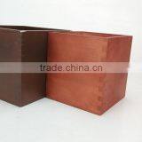 Factory Manufacture Without Cover Square Wooden Storage Box thumbnail-2