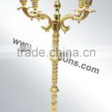 Decorative Floor Gold Plated Candelabras for Weddings thumbnail-3
