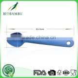 New promotional items compostable blue bamboo fiber spoon