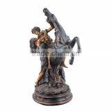 Modern Horse Statue Garden Deocr Lover Erotic Bronze Sculpture thumbnail-2