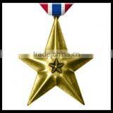 Custom Cheap Custom Medals Souvenirs Winner Gold Medal Pentagramme Medal Wholesale thumbnail-1