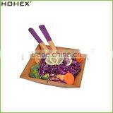 Natural Bamboo Product Bamboo Square Salad Bowl Fruit Bowl Made of Bamboo/Homex_Factory thumbnail-1