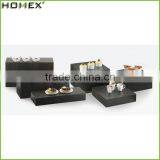 Bamboo Cube Riser Food & Cakes Display Rack Stand Homex BSCI/Factory thumbnail-1