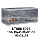 Vietnam Producer Antique Outdoor Rectangle Decorative Classic Planter thumbnail-1