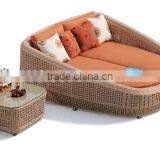 Synthetic Rattan Outdoor Furniture Modular Sunbed 3pcs thumbnail-1