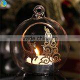 Partylite Hurricane Candle Holder Hanging Glass Vase Air Plant Terrarium thumbnail-6