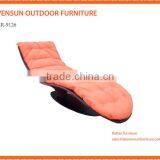 High Quality White PE Rattan Outdoor Beach Sun Loungers DAYBED thumbnail-1
