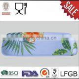 Custom Printing Melamine Serving Tray Oblong Shape thumbnail-2