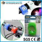 Silicone Cover Bicycle Front and Back Light, LED Bike Flashlight thumbnail-3