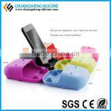 2016 Most Popular Cell Phone Loud Speaker Mobile Phone Amplifier Silicone Promotional Gift Sound Louder Eco-friendly Phone Part thumbnail-2