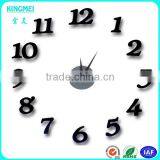 Christmas Unique Custom Made Home Decoration Black Face Acrylic Wall Clock thumbnail-3