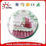 Wholesale custom ceramic newborn souvenir plates for sale