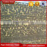 China Popular Polished Gold Veins Black Marble Slab thumbnail-1