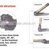 Self-defence Tools Survival Kits Outdoor Tools Shovel Multifunction Foldable Spade&Shovel Model#DJSV-IS Flint Knife Slicer Chop thumbnail-5