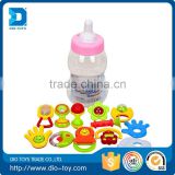 Hot selling 12PCS Plastic Mini Many Kinds Hand Bells Sale Baby Bell Toy Funny Shaking Bell