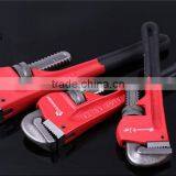 # 45 Carbon Steel Factory Supply Pipe Clamp European Style Hand Tools Quickly Dipped Plastic Pipe Clamp/ Wrench